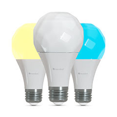 Objet connecté / Domotique Nanoleaf - Essentials Smart A19 Ampoule E27 - 3 pièces