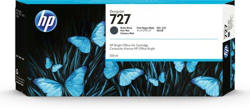HP HP 727 300 ml Matte Black Ink Cartridge - Achat / Vente Consommable imprimante sur grosbill.com - 0