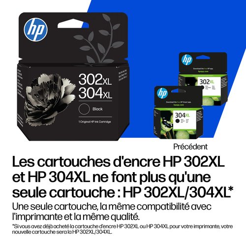 HP HP/InkHP 302XL/304XL BK Original Ink Crt - Achat / Vente Consommable imprimante sur grosbill.com - 2