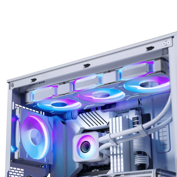 Phanteks Glacier One 360D30 X2 DRGB AiO - 360 mm - Blanc - Watercooling - 2