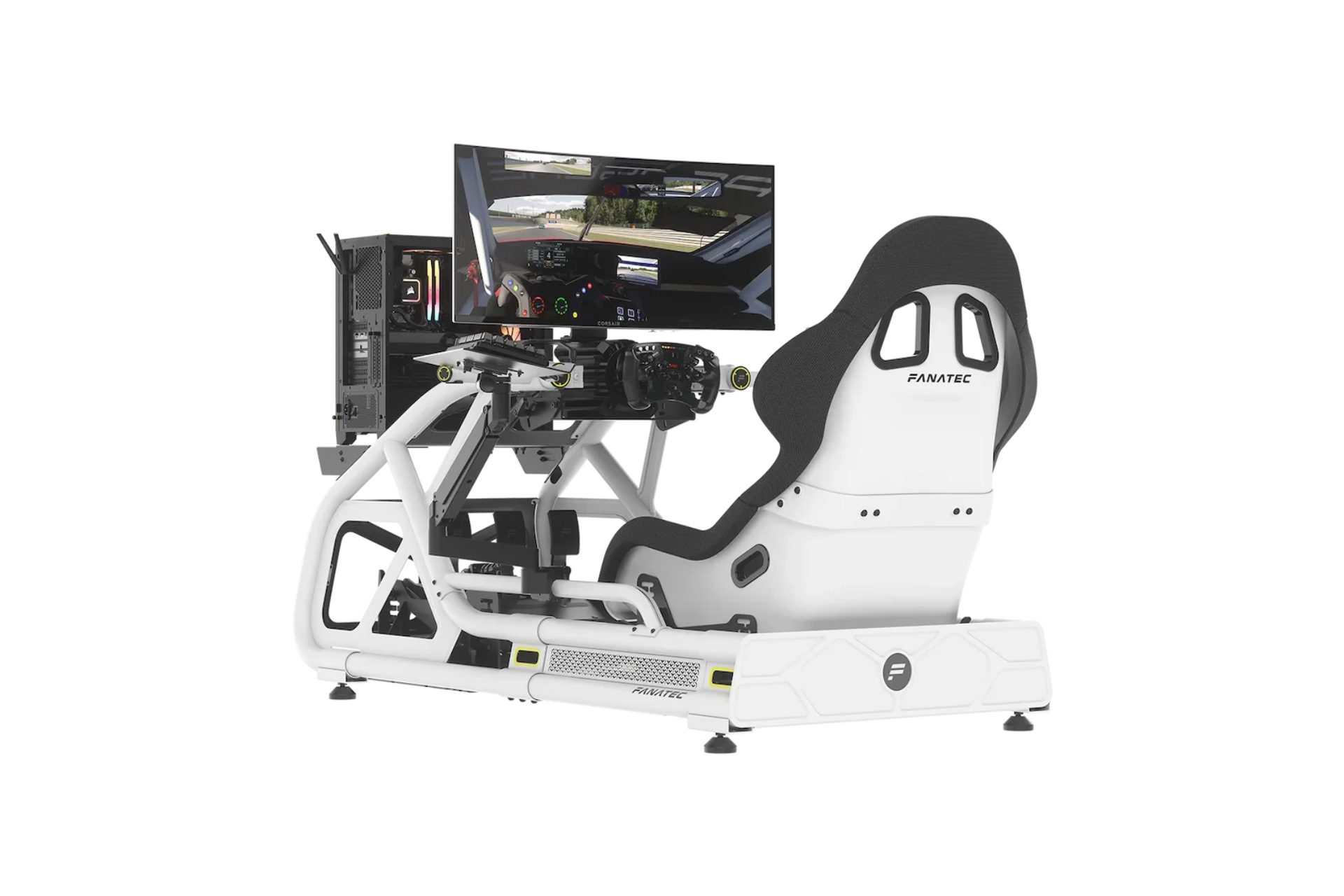 Fanatec ClubSport GT Cockpit - Blanc - Siège Seul (CRD-9010004-WW) - Achat / Vente Chassis Simracing sur grosbill.com - 2