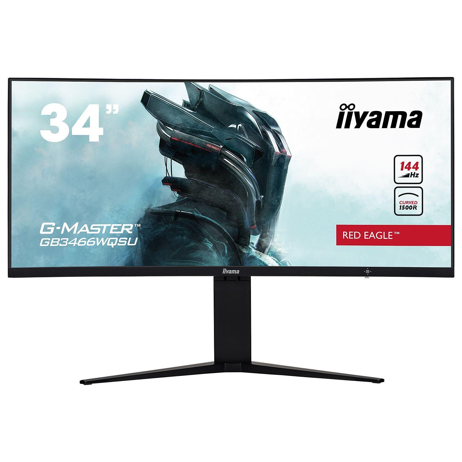 Iiyama 34"  GB3466WQSU-B1-- - Ecran PC Iiyama - grosbill.com - 0