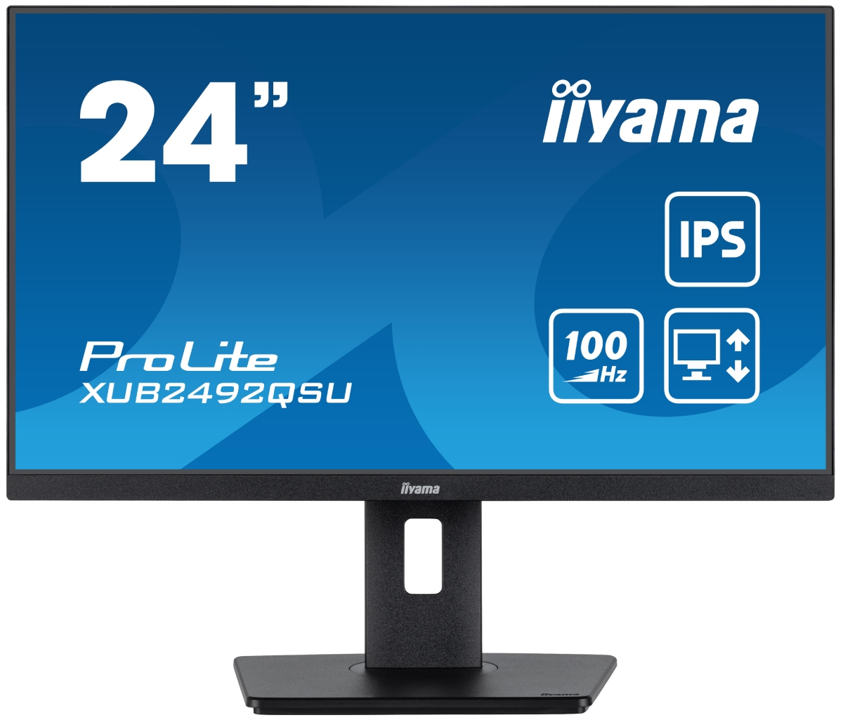 Iiyama XUB2492QSU-B1 24 QHD/100Hz/IPS/0.5ms/Pivot/FS