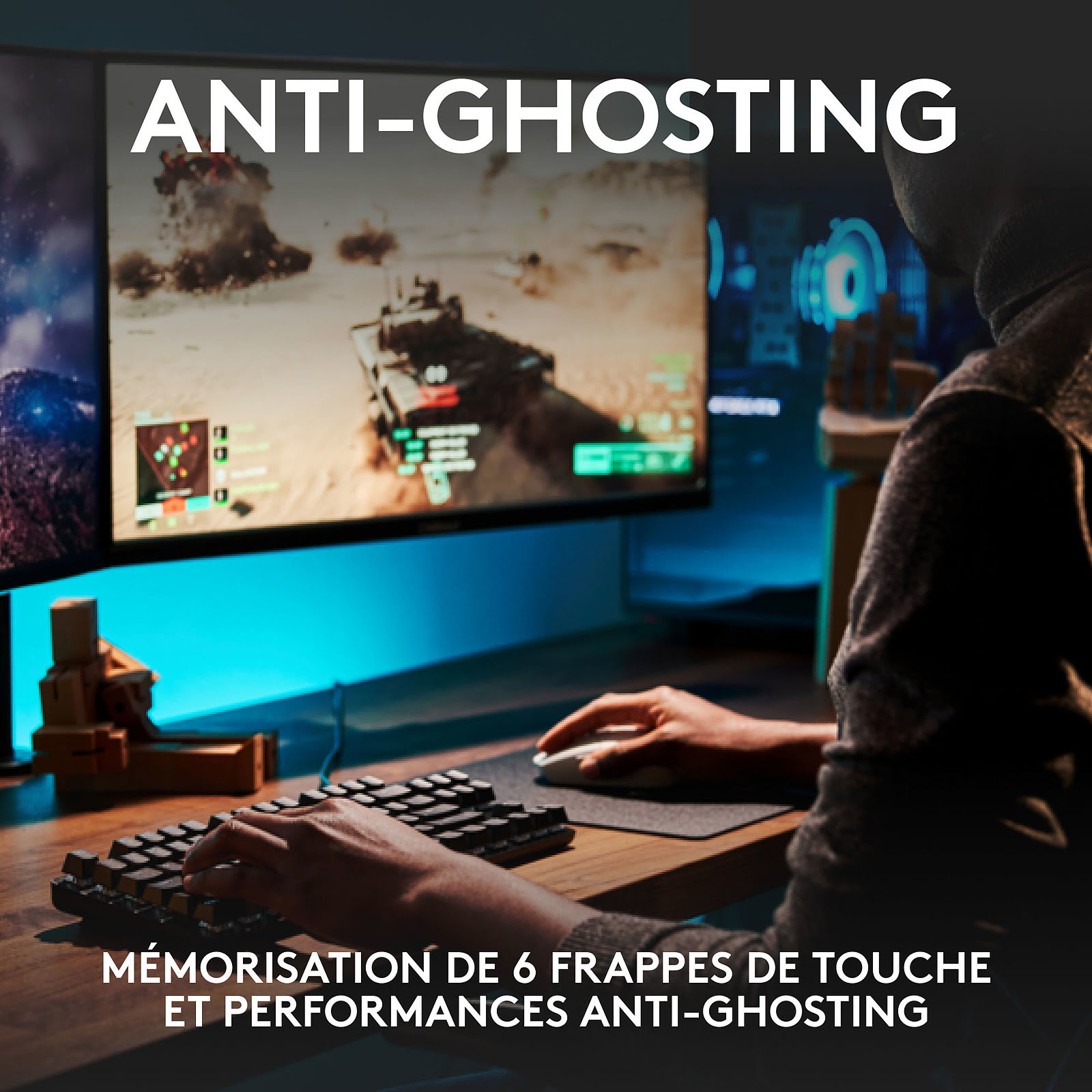 Logitech G413 TKL SE - Clavier PC Logitech - grosbill.com - 1