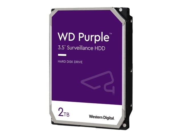 Disque dur 3.5" interne WD 2To Purple SATA III 64Mo - WD20PURZ Grosbill