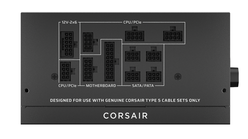 Corsair 80+ Gold (850W) - Alimentation Corsair - grosbill.com - 8