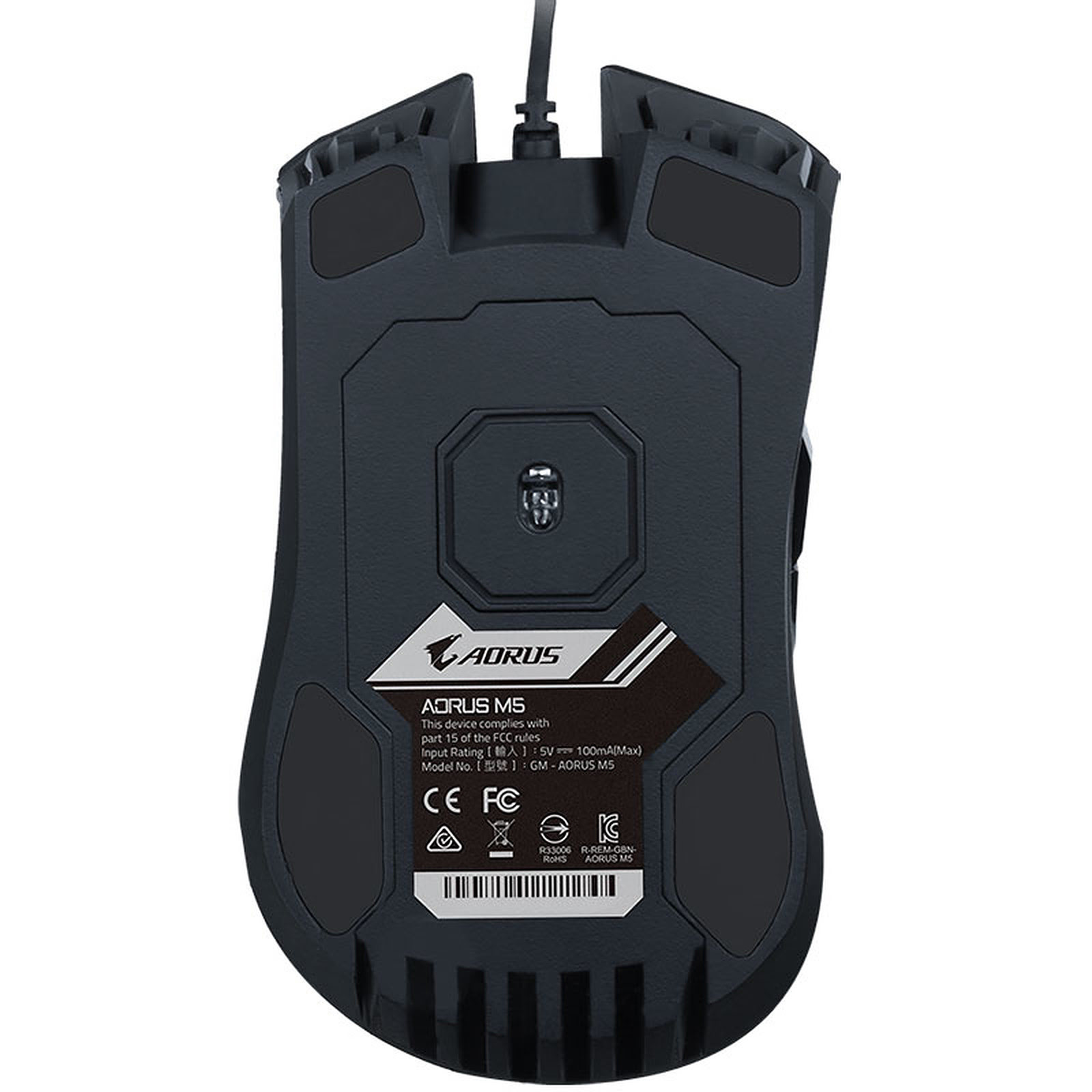 Gigabyte AORUS M5 - Souris PC Gigabyte - grosbill.com - 1