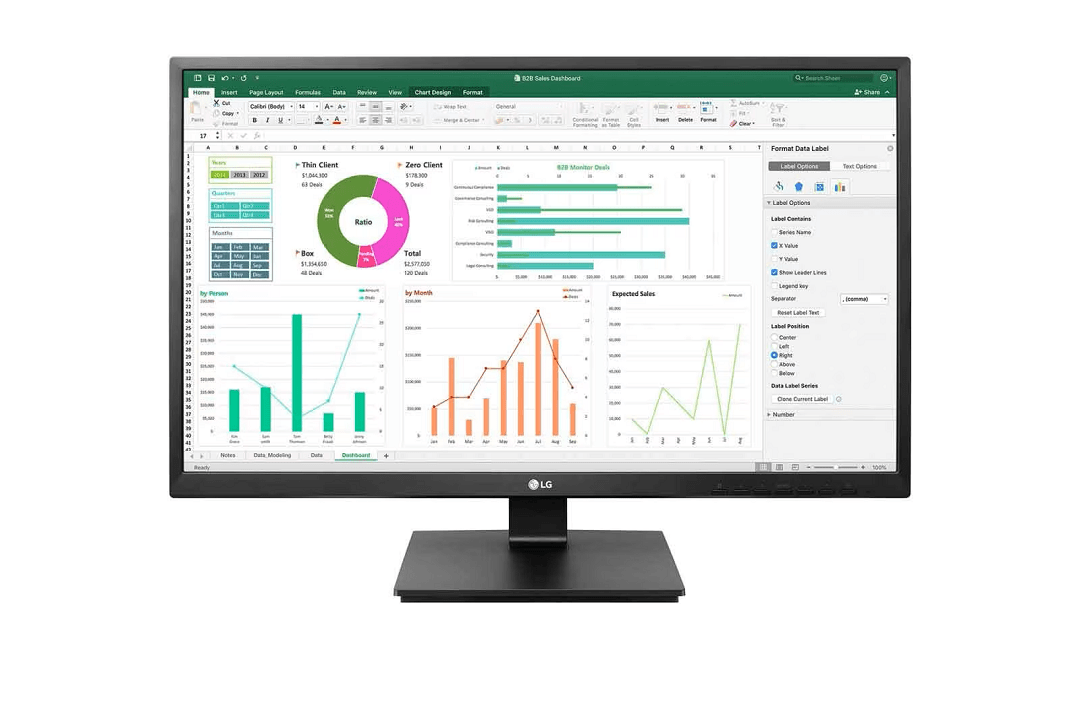LG 27 pouces  27BK55YP-B - Ecran PC LG - grosbill.com - 0