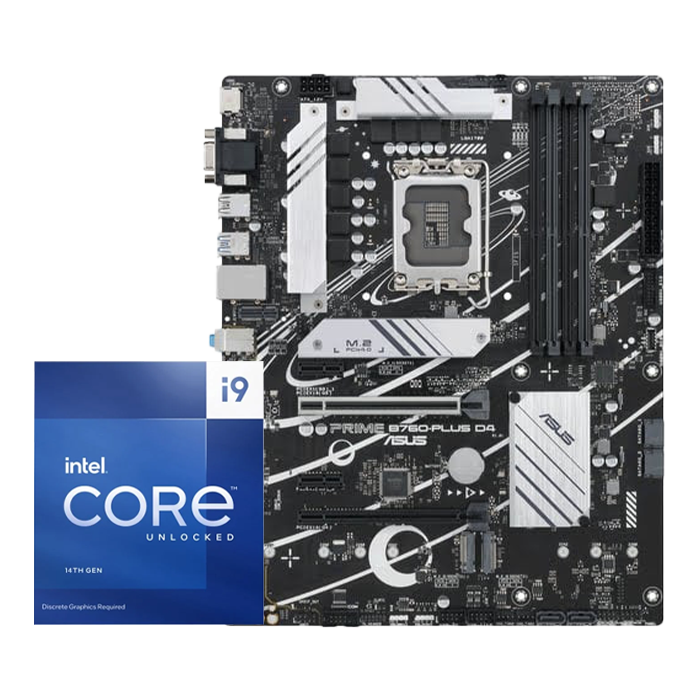 BUNDLE PRIME B760-PLUS D4 + Core i9-14900KF - grosbill.com - 0