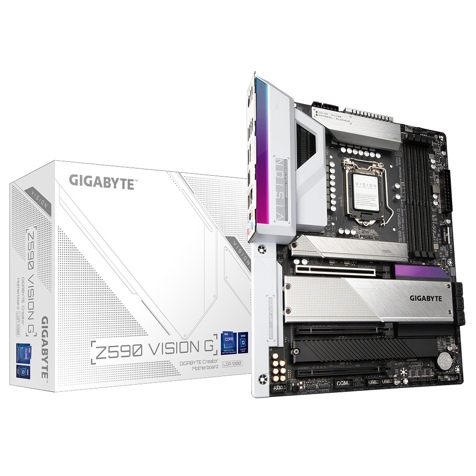 Gigabyte Z590 VISION G ATX  - Carte mère Gigabyte - grosbill.com - 0