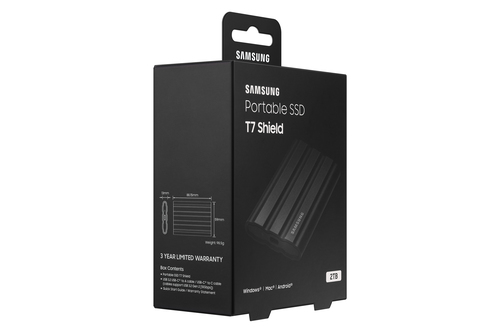 Samsung T7 SHIELD 2To Black (MU-PE2T0S/EU) - Achat / Vente Disque SSD externe sur grosbill.com - 8