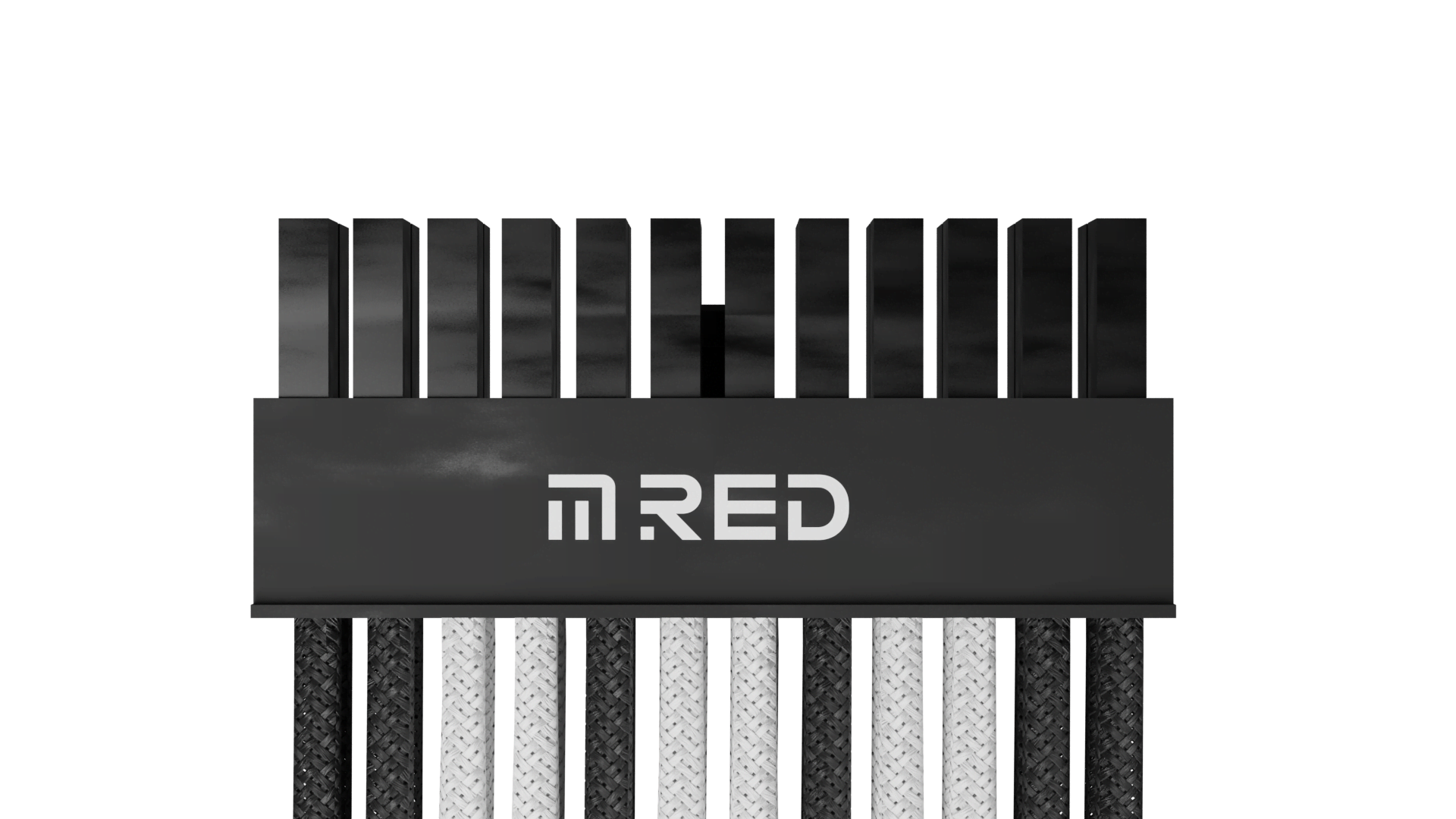 M.RED Kit extension 7 Câbles tressés Ultimate - Blanc Noir (KEX-01WB) - Achat / Vente Accessoire alimentation sur grosbill.com - 6