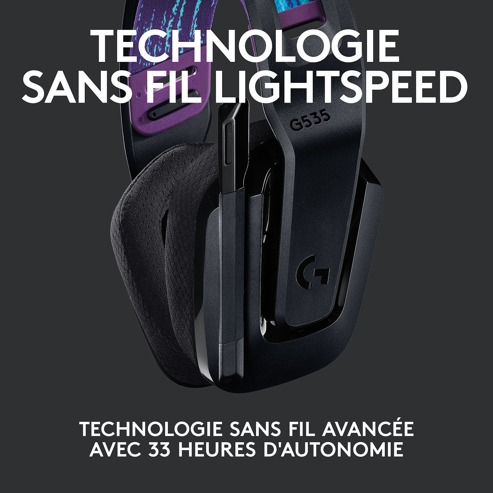 Logitech Micro-Casques Gaming Sans Fil Pro X 2 Noir