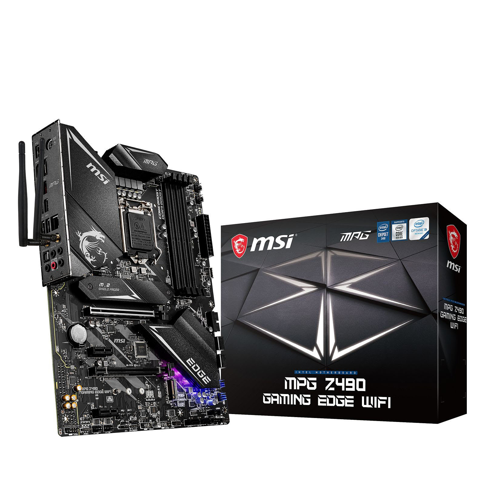 MSI MPG Z490 GAMING EDGE WiFi ATX  - Carte mère MSI - grosbill.com - 0