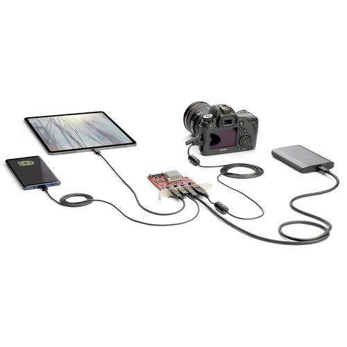 4-PORT USB PCIE CARD - 10GBPS - Achat / Vente sur grosbill.com - 5