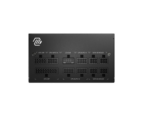 MSI MAG PANO 100R PZ Noir + MAG A850GL PCIE5 Noir Noir - Boîtier PC - 5