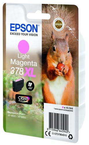 Epson Ink/378XL Squirrel 9.3ml LMG - Achat / Vente Consommable imprimante sur grosbill.com - 2
