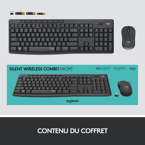 MK295 Silent Wireless Combo Graphite - Achat / Vente sur grosbill.com - 13