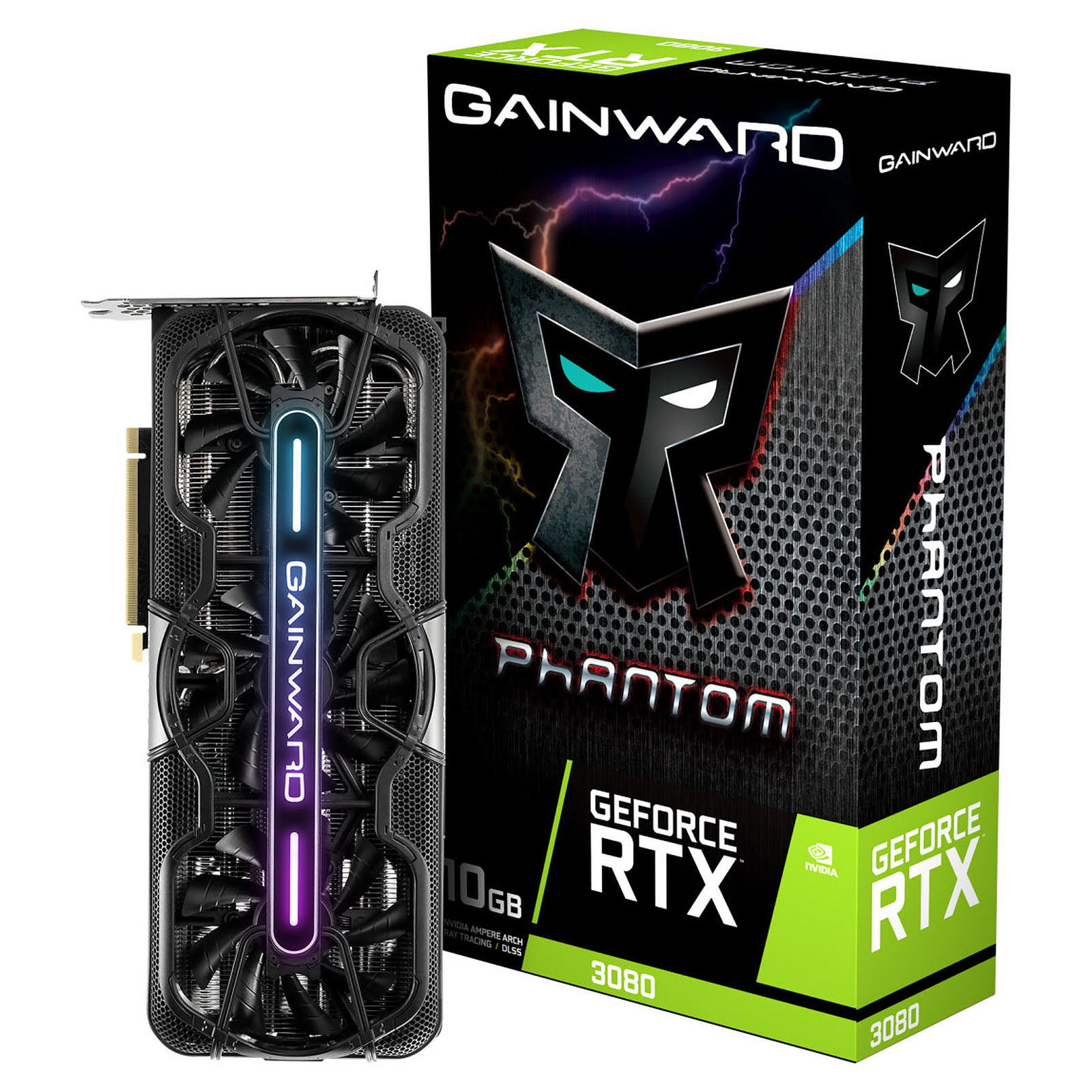 Gainward RTX 3080 Phantom 10G LHR  - Carte graphique Gainward - 0