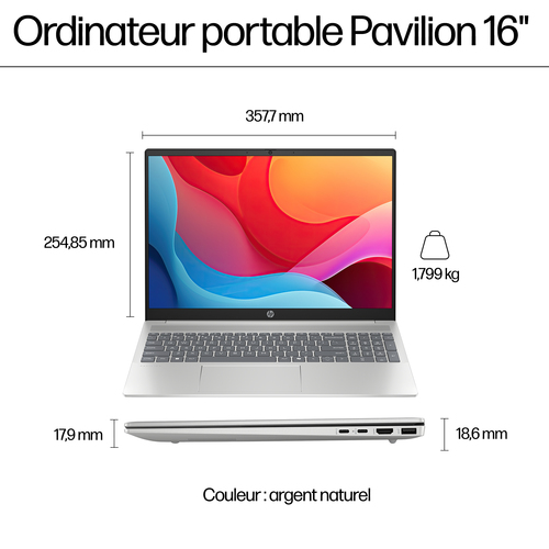 HP B13VBEA - PC portable HP - grosbill.com - 6