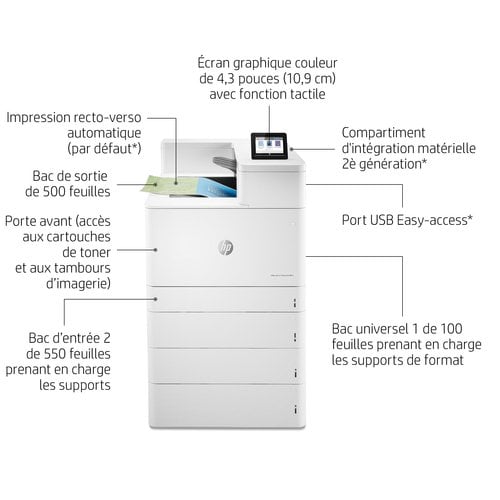 HP Color LaserJet Enterprise M856dn - Achat / Vente sur grosbill.com - 10