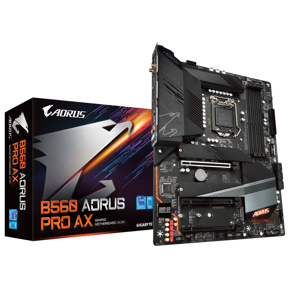 Gigabyte B560 AORUS PRO AX ATX  - Carte mère Gigabyte - 0