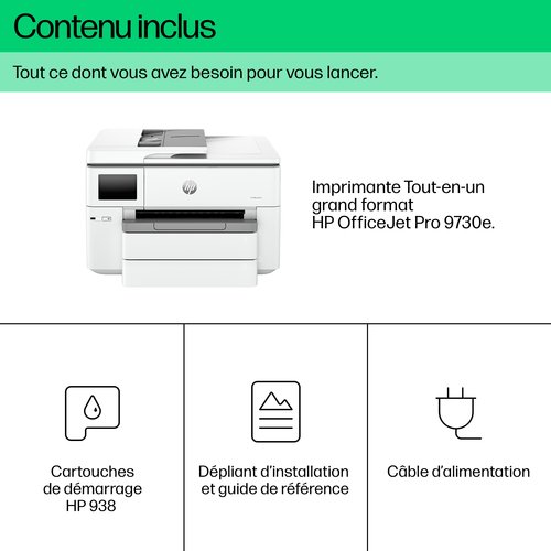 HP OFFICEJET PRO 9730E WF AIO - Achat / Vente sur grosbill.com - 19
