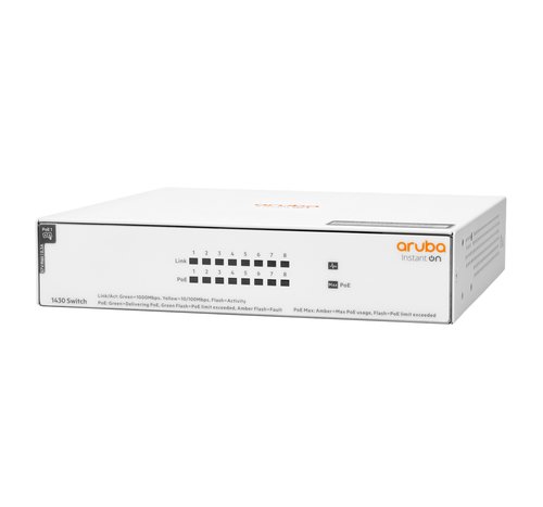 HPE Aruba IOn 1430 8G 64W Sw - Achat / Vente sur grosbill.com - 1