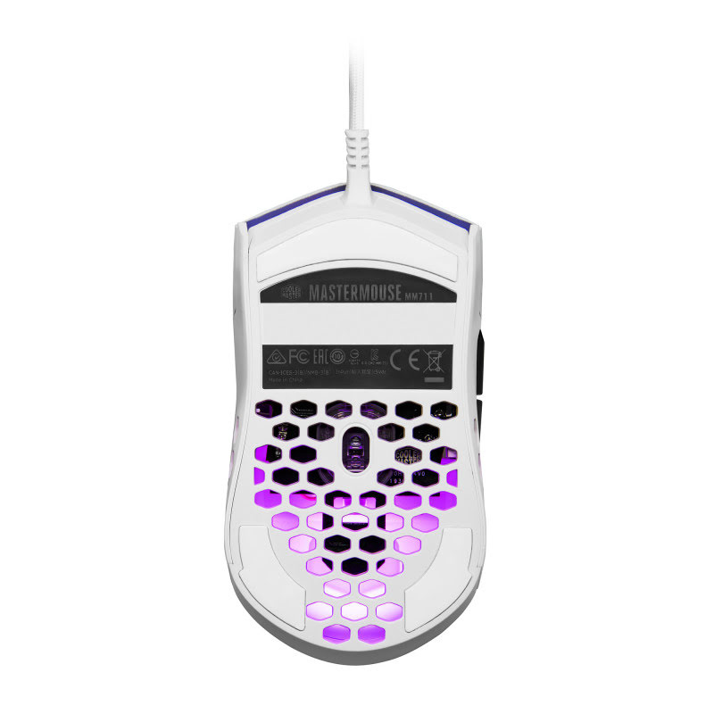 Cooler Master MasterMouse MM711 Blanche Mate - Souris PC - 1