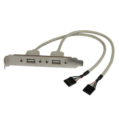 StarTech 2 Port USB A Slot Plate Adapter