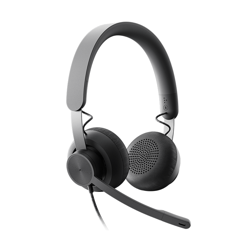 Logitech Zone Wired MS Teams Stereo Gris - Micro-casque - 0