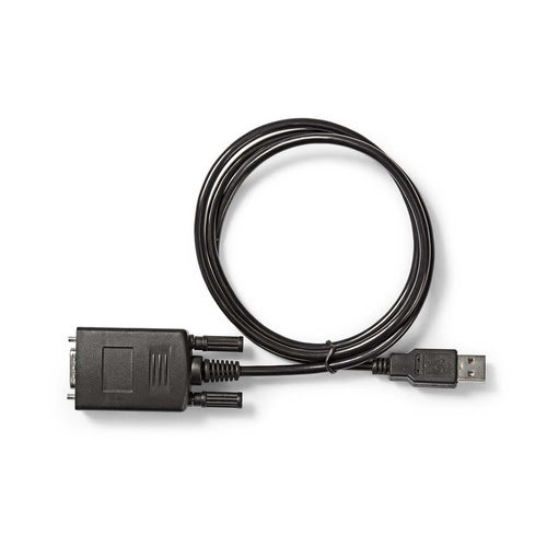 Grosbill Connectique PC Câble Noir AD-USB-SERIAL-DB9 mâle - USB