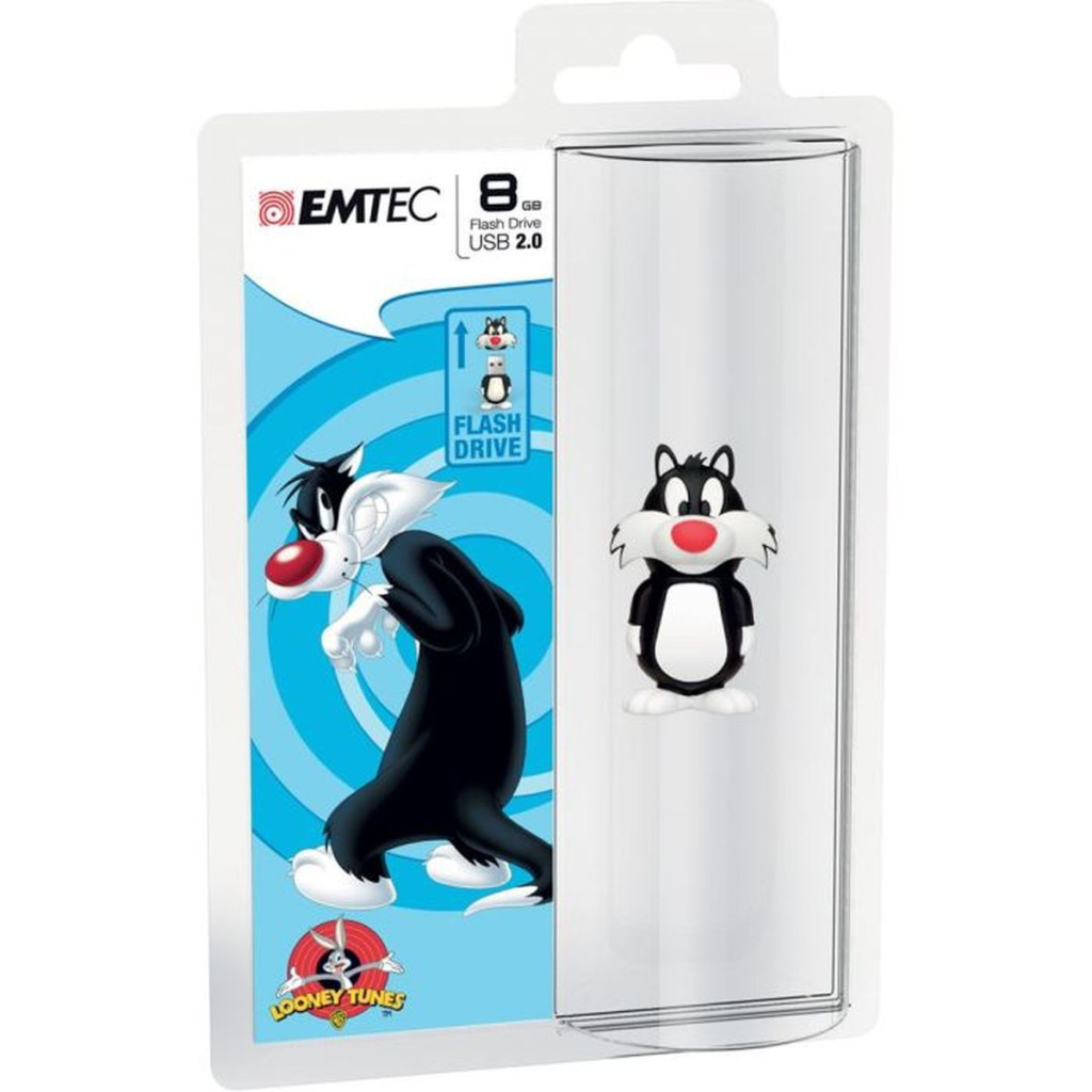 Emtec USB2.0 L101 8Gb "Sylvester" - Clé USB Emtec - grosbill.com - 2