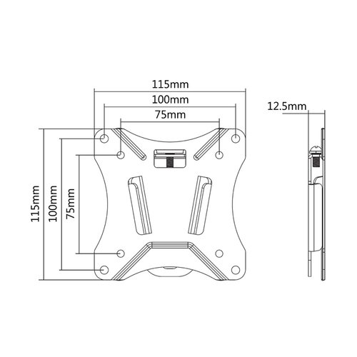 NeoMounts Flat Screen Wall Mount fixed - Achat / Vente sur grosbill.com - 5