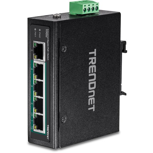 TrendNet TI-PG50 - 4 (ports)/10/100/1000/Avec POE/Non empilable/Non manageable