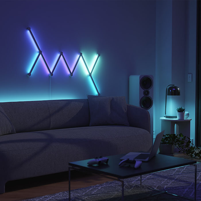 Nanoleaf Lines Starter Kit - 9 pièces (NL59-K-0002LW-9PK-EU) - Achat / Vente Objet connecté / Domotique sur grosbill.com - 4
