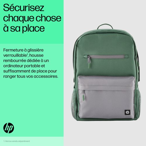 HP Campus Green Backpack - Achat / Vente sur grosbill.com - 4