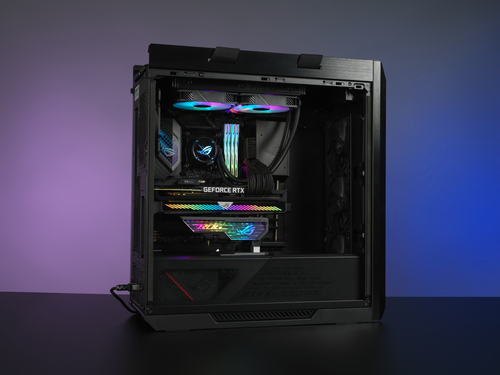 Asus XH01 ROG HERCULX Support carte grahique ARGB - Noir (90DA0020-B09000) - Achat / Vente Accessoire carte graphique sur grosbill.com - 3