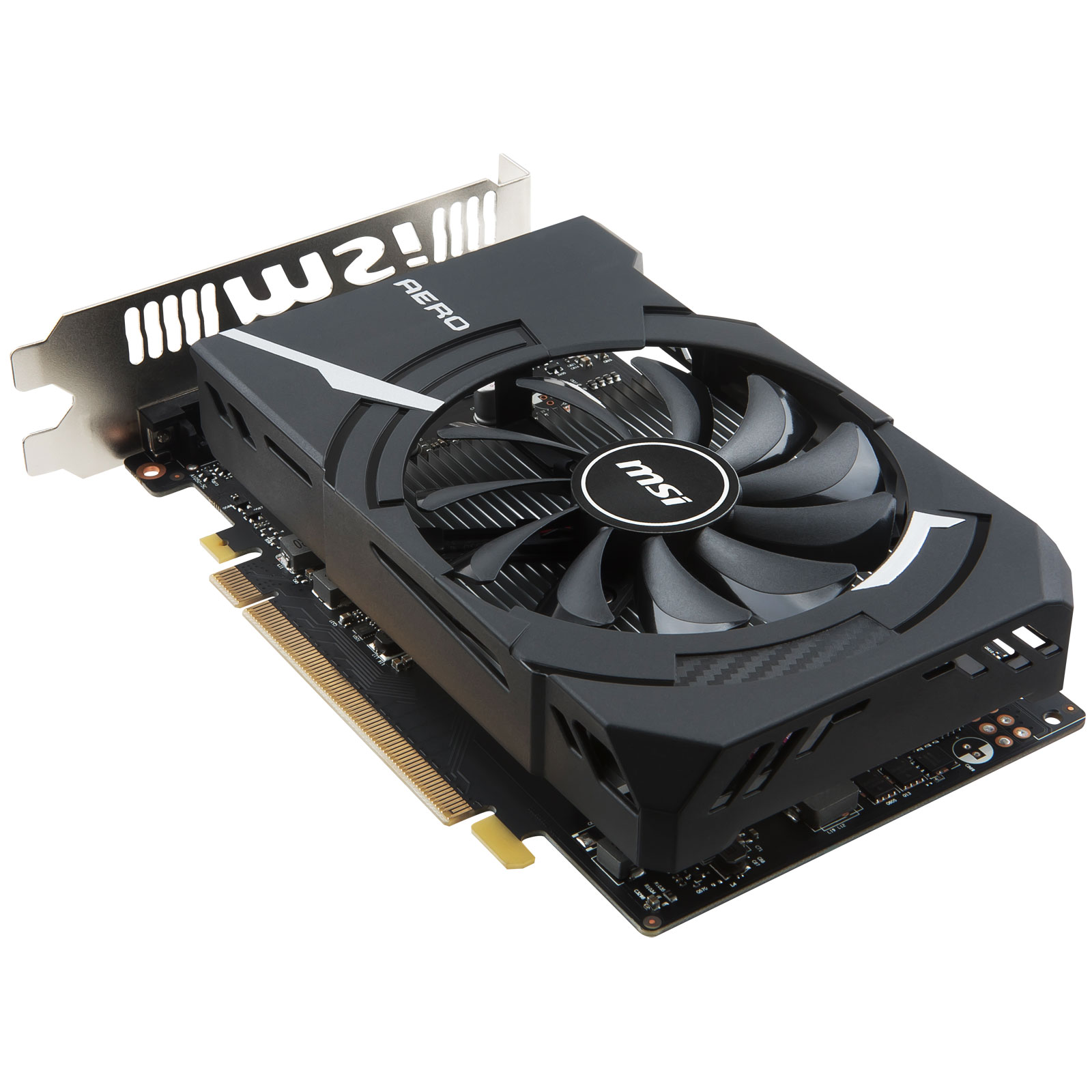 MSI GTX 1050Ti AERO ITX 4G OCV1 -1050Ti/4G/DVI/DP/HDMI - Carte graphique - 2