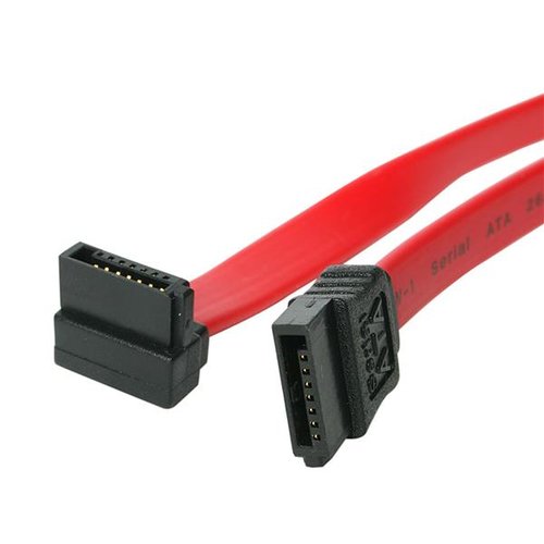 image produit StarTech 18in SATA to Right Angle SATA Cable Grosbill