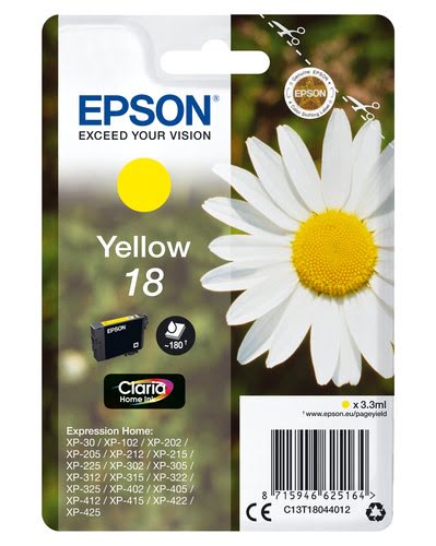 Epson - Jaune - C13T18044012 - Achat / Vente Consommable imprimante sur grosbill.com - 0