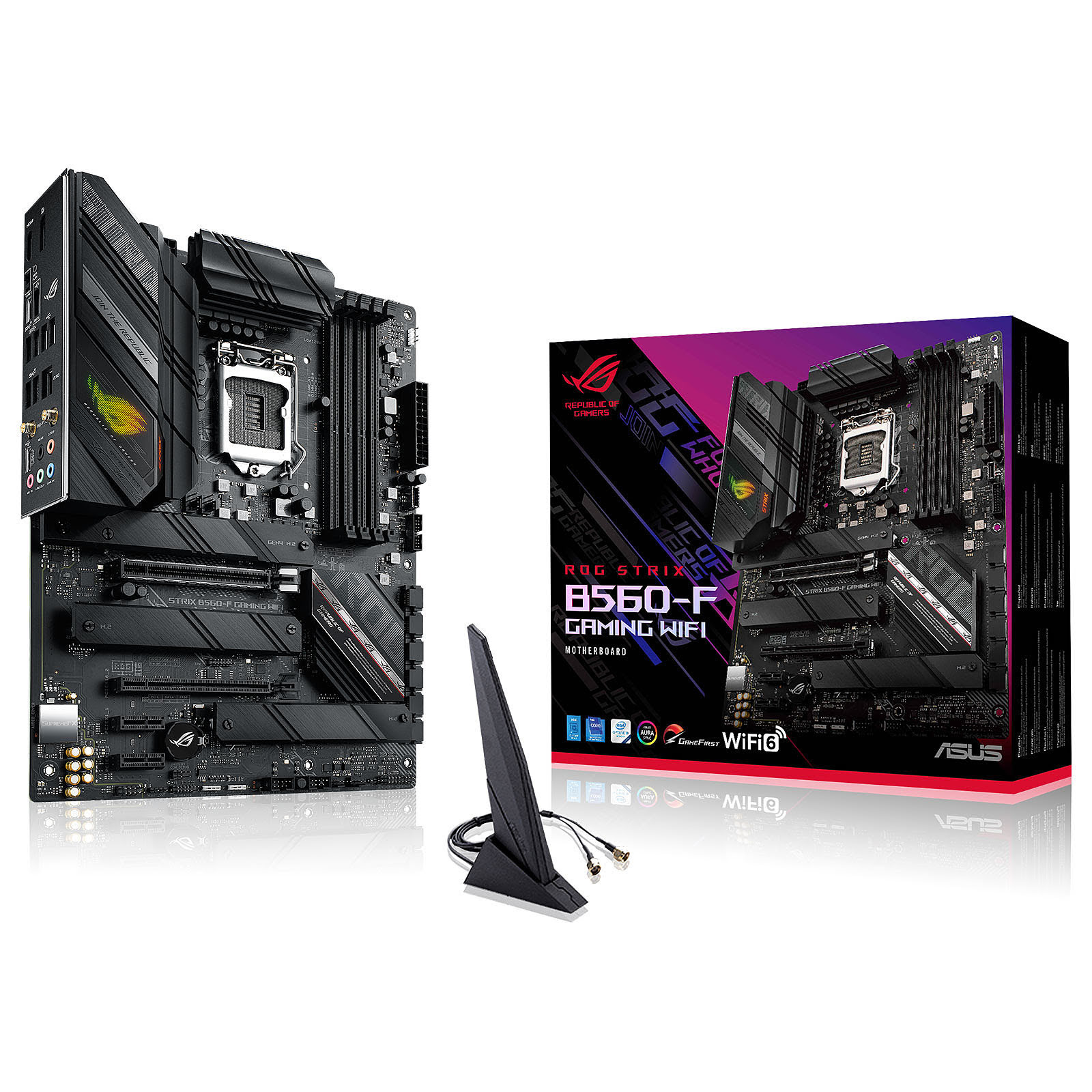 Asus ROG STRIX B560-F GAMING WiFi ATX  - Carte mère Asus - 0