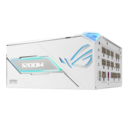 Asus ATX 1200W - 80+ Platinum - ROG Thor 1200W Platinum III White Edition (90YE00V5-B0NA00) - Achat / Vente Alimentation sur grosbill.com - 5