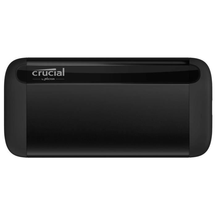 Crucial CT1000X8SSD9 USB-C 3.2 1To (CT1000X8SSD9) - Achat / Vente Disque SSD externe sur grosbill.com - 0