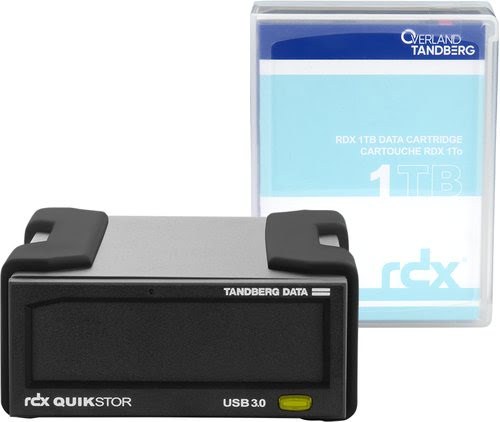 Tandberg RDX EXT DRIVE 1TB BLACK USB3+