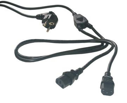 Grosbill Accessoire PC portable MCL Samar power supply cable Schuko/IEC - 3m