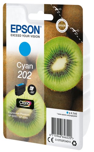 Epson Ink/202 Kiwi 4.1ml CY - Achat / Vente Consommable imprimante sur grosbill.com - 1