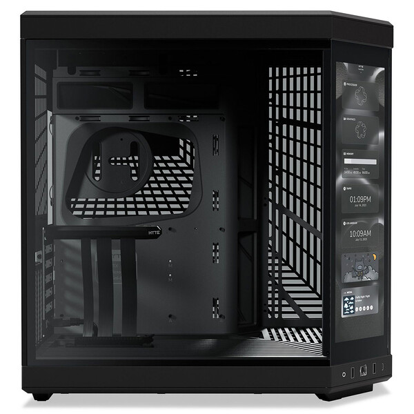 Hyte MT/Sans Alim/E-ATX Noir - Boîtier PC Hyte - grosbill.com - 2
