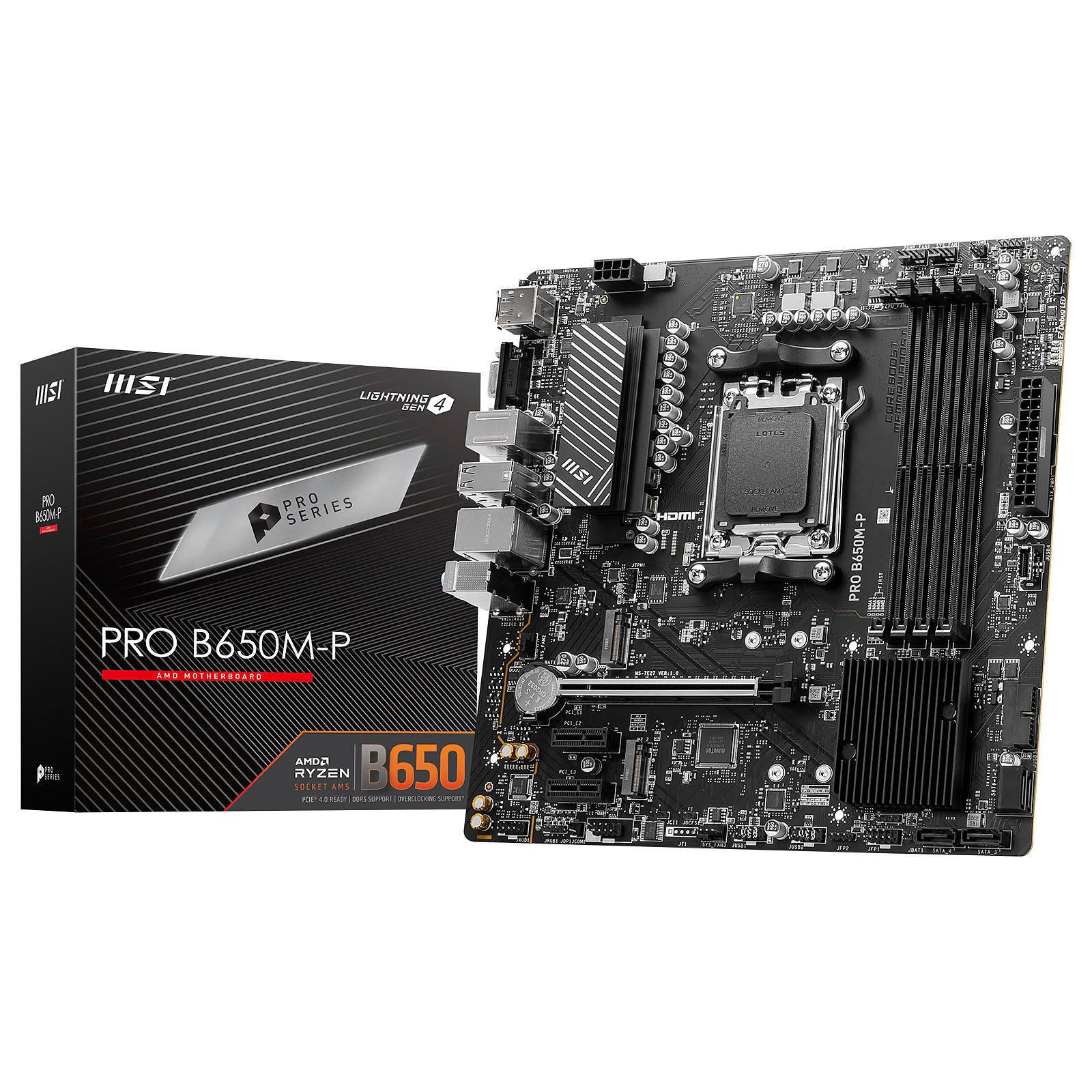 MSI PRO B650M-P Micro-ATX  - Carte mère MSI - grosbill.com - 0