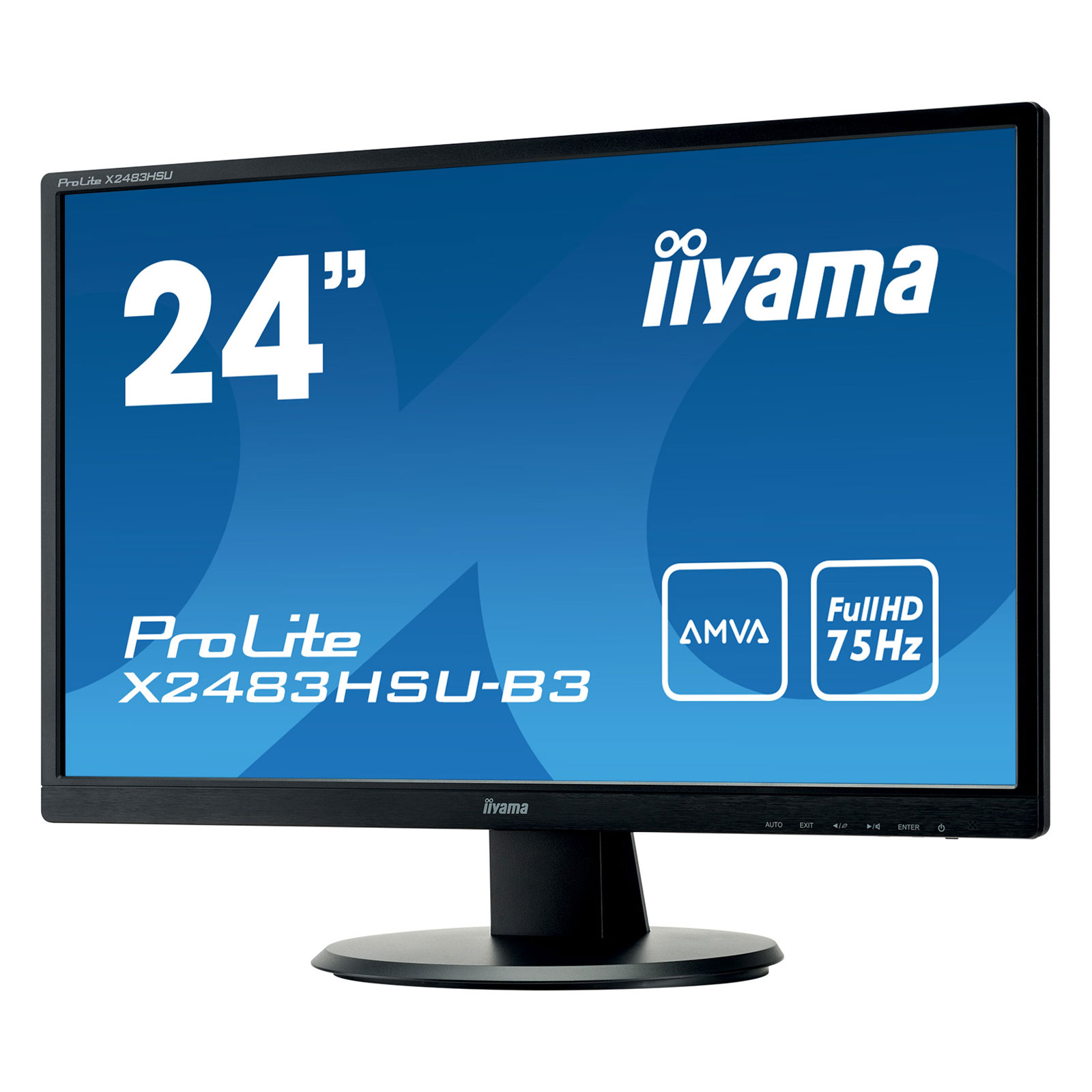 Iiyama 24 pouces  X2483HSU-B3 -- - Ecran PC Iiyama - grosbill.com - 3